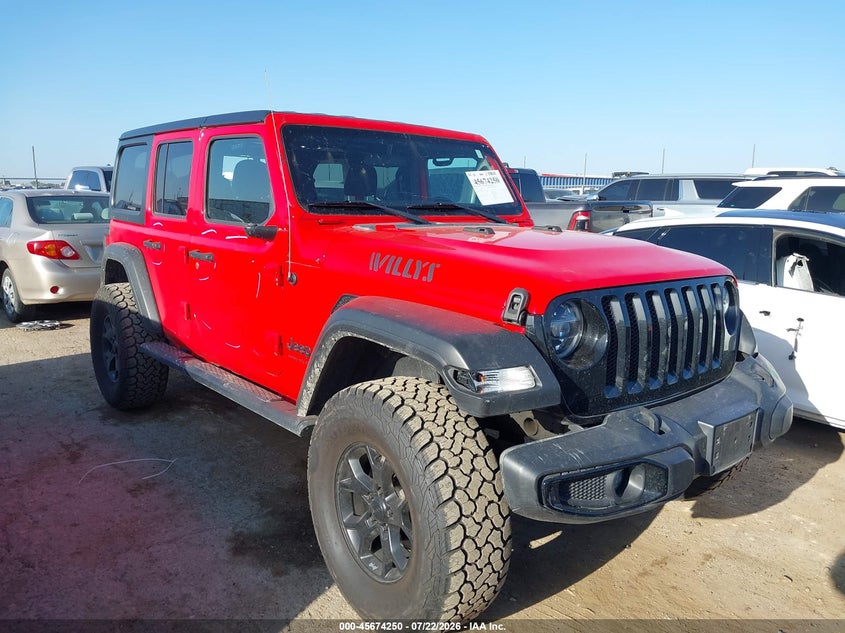 Photo of the 2022 JEEP WRANGLER UNLIMITED WILLYS 4X4