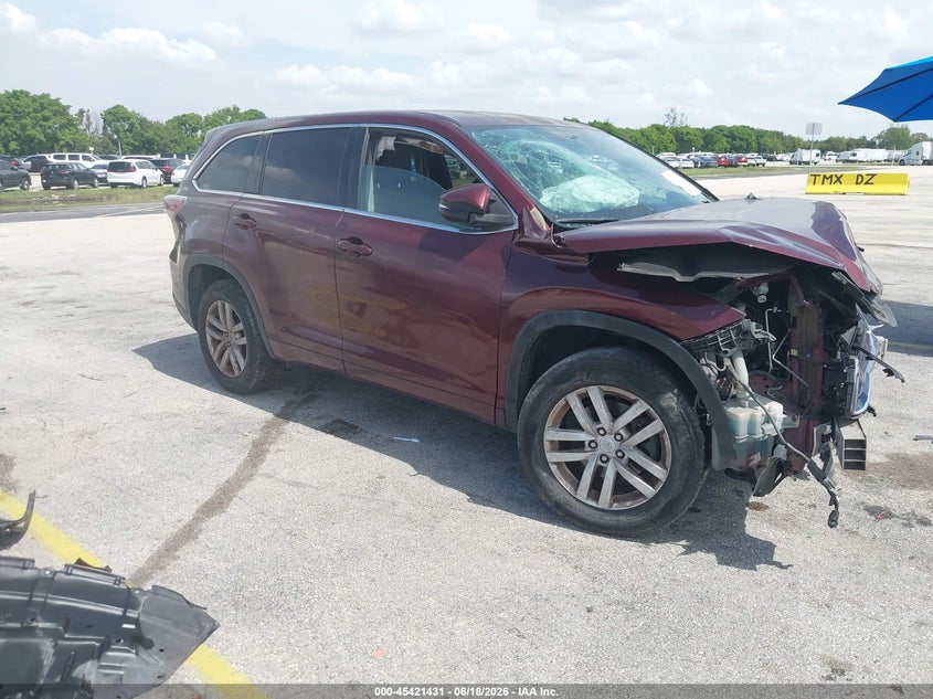 Photo of the 2015 TOYOTA HIGHLANDER LE